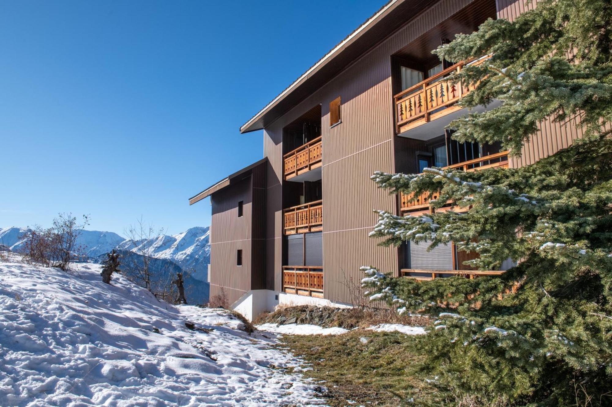 Appartement Confortable A L'Alpe D'Huez De 27 M² Avec Vue Montagne Exterior photo